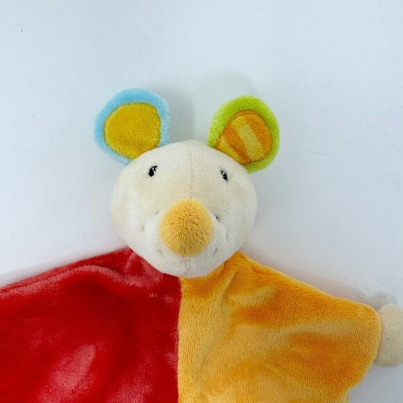 Ernsting's Famiy Topolino Mouse Rattle Lovey Minky Fleece Baby Security Blanket - Picture 7 of 10